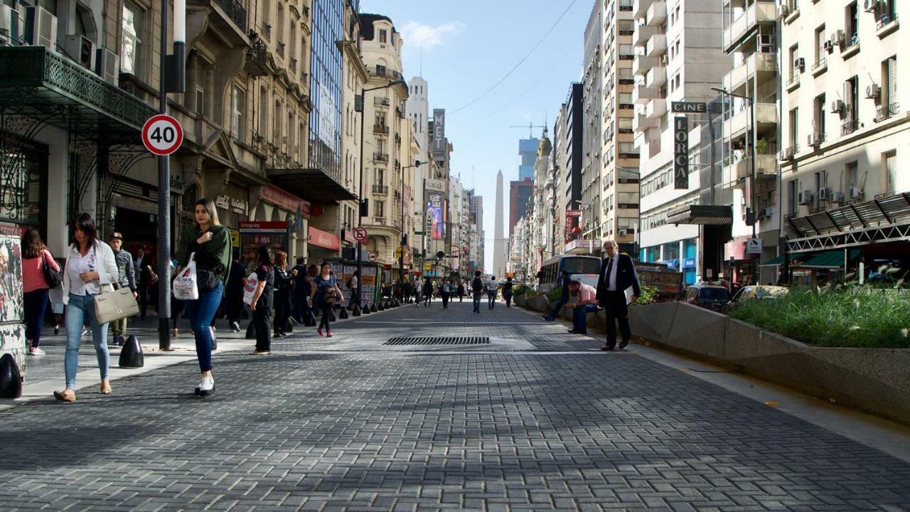 Estilo Y Comodidad En Av Corrientes, Departamento Con Estacionamiento Para Autos Buenos Aires Exteriér fotografie